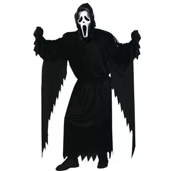 Костюм для взрослых Ghost Face от Fun World Костюм для взрослых Ghost Face — это костюм на Хэллоуин One-size