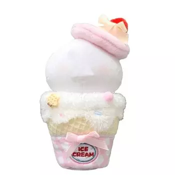 Костюм мороженого для мягких игрушек, 10 см, розовый, [товар] розовый