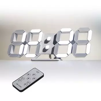 KOSUMOSU ACD-210W светодиодные настенные часы белого цвета