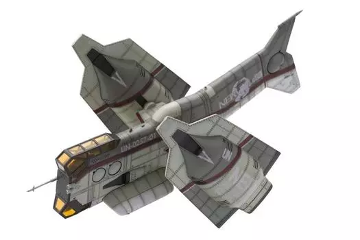 Kotobukiya Evangelion New Theatrical Edition Nerv Vertical Takeoff and Landing Aircraft for VIP Transport Scale Plastic Kit Commander s 1/100