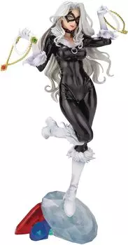 Kotobukiya Marvel Черная кошка крадет твое сердце Статуэтка Bishoujo - чёрный