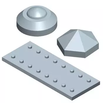 Kotobukiya Modeling Support Goods Plastic Unit Rivet III Plastic Model Parts P143R M.S.G Non-Scale