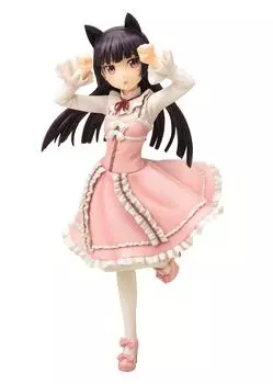 Kotobukiya Моя младшая сестра - это черная кошка, чешуя ПВХ, готовый продукт, окрашенный в некрасивый цвет. -Милая Лолита- 1/7 розовый