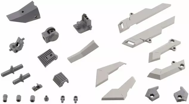 Kotobukiya MSG Modeling Support Goods Mecha Supply 17 Ex Armor D Общая длина приблизительная. Пластиковая модель 86 мм без масштаба