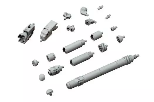 KOTOBUKIYA MSG Modeling Support Goods Mecha Supply 04 Топливный бак (Круглый) Общая длина приблизительно. Пластиковая модель размером 110 мм, не масштабированная