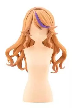 Kotobukiya Парик для девочек Sosai Garden Arrangement с длинными волнистыми волосами, приблизительная высота. Пластиковая модель 63 мм в масштабе 1/10