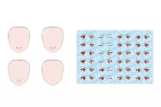 KOTOBUKIYA Sosai Girls Garden Customized Face & Decal Set Vol.2 Высота ок.. Пластиковая модель 18 мм, масштаб 110