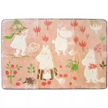 Ковер Marushin MOOMIN 100 x 150 см Спокойный день 0434103400 Прибл. розовый