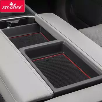 Коврик для чашки Smabee Gate Slot для Toyota TUNDRA 2024 Аксессуары для интерьера Противоскользящая накладка Нескользящие дверные коврики Наклейка для автомобиля Резиновая подставка 30pcs
