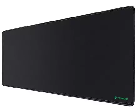 Коврик для игровой мыши Black Shark 800 мм x 300 мм x 4 мм, настольный коврик, большой коврик для клавиатуры, водонепроницаемый прочный коврик для мыши Mouspud Manta P2 с противоскользящим эффектом чёрный
