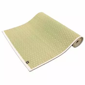 Коврик для йоги Ikehiko Igusa Tatami, изготовлен в Японии, PLAIN, натуральный, размер 66 x 185 см, приблизительно. #824400