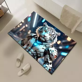 Коврик для пола Mech Warrior Коврик для двери в дом Коврик для двери в ванную Впитывающий нескользящий коврик для входа в спальню 40 * 60cm diatom mud
