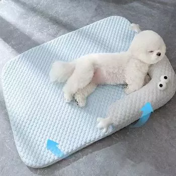 Коврик для собак и кошек Bingdoudou 3D Cool Mat для собак и кошек, маленький и средний большой плюшевый питомец, дышащий матрас S 45 * 35cm