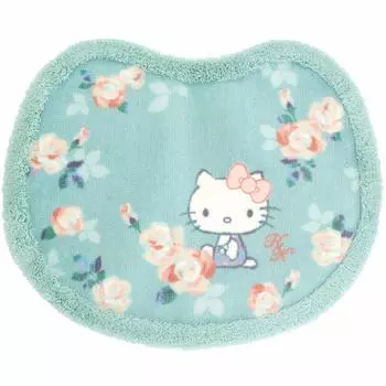 Коврик для унитаза OKA Hello Kitty Grace 52 см x 63 см мятно-зеленый 4548622326628 прибл.. (Санрио Китти)