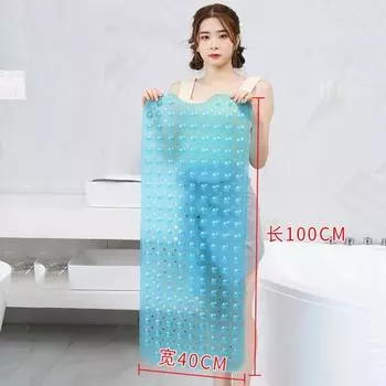 Коврик для ванной 40*100 см, коврик для ванной из ПВХ, большая ванна, безопасный душ, нескользящие коврики для ванной с присосками, напольный коврик 40x100CM
