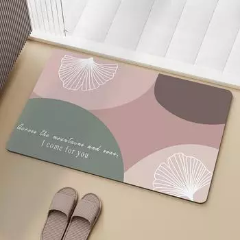 Коврик для ванной комнаты Diatom Mud Mat, впитывающий воду и быстросохнущий, противоскользящий коврик для ног, легко ремонтируемый, мягкий коврик на дверь туалета 50 * 80cm