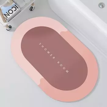 Коврик для ванной комнаты Diatomium Mud Absorbent, нескользящий, быстросохнущий, коврик для туалетной двери, коврик для ванной комнаты, который можно разрезать 4060cm