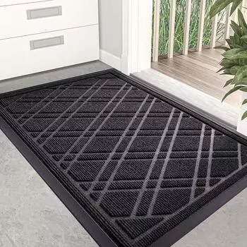 Коврик для входной двери Nordic Wind Rubber, коврик для ног, удобный в уходе, коммерческий коврик для защиты от песка и пыли 45*75cm
