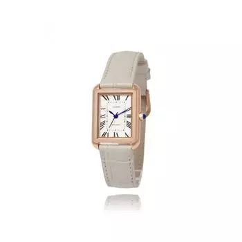 Кожаные часы LLOYD Awesome Square II цвета слоновой кости LL2G22T05IGI