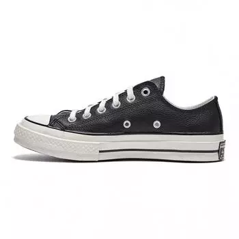 Кожаные кожаные кроссовки CONVERSE Chuck 70 черные, черные
