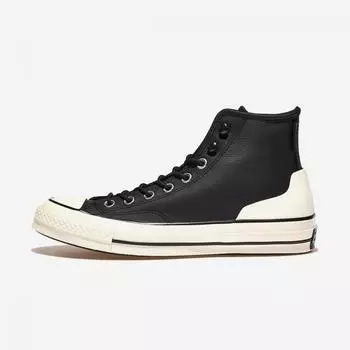 Кожаные кроссовки Converse Chuck 70 Black Egret High A05695C BLACK EGRET BLACK