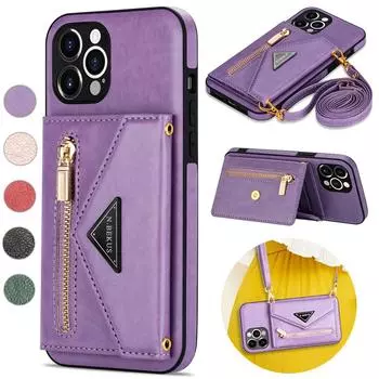 Кожаный чехол-кошелек с боковой картой и ремешком для Iphone 14 Pro Max 13 Pro Max 12 Pro Max 11 Pro Max Se 2022 X Xs Max 8 7 6 6s Plus iPhone 12 Mini зелёный