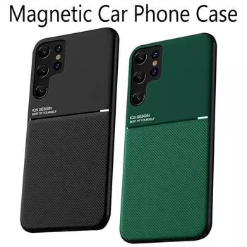 Кожаный чехол с магнитным магнитом для Samsung Galaxy S23 Ultra S22 S21 S10 Plus S20 Fe Note 20 A51 A71 A13 A12 A72 A52s A33 A53 5g A71 4G синий