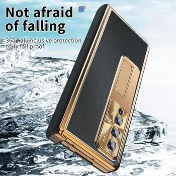 Покрытие Модный держатель для S Pen Кожаный чехол для Samsung Galaxy Z Fold 4 5g Fold4 Fold3 Fold 3 Zfold4 Защитная пленка для экрана for Samsung Z Fold 4