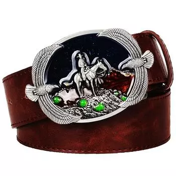 Кожаный пояс Дикого Запада, платье одинокого рыцаря-ковбойши, декоративный пояс