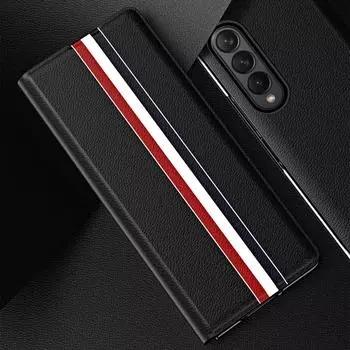 Кожаный защитный чехол с защитой от падения для Samsung Galaxy Z Fold4 5g Fold 4 Fold3 Fold 3 2 Fold2 противоударные матовые чехлы for Samsung Z Fold 2 зелёный