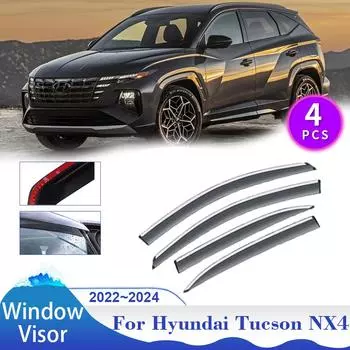 Козырек на окно для Nissan X-Trail X Trail Rogue T33 2024~2024 вентиляционные дымовые завесы дефлектор тент укрытие солнцезащитный дождевик аксессуары прозрачный