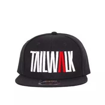 Козырек Tailwalk Flat Visor Cap UNDER Red (КОЗЫРЕК С ПЕЧАТНЫМ РИСУНКОМ) Черный/Белый и