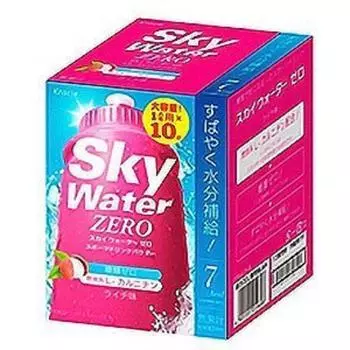 Kracie Sky Water Sports Drink Powder для 1 л Zero Lychee x 10 x 2 шт. набор (20г [на 1л] пакеты)