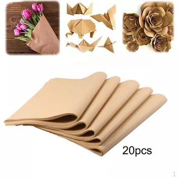 Крафт-бумага для упаковки рукодельных подарков 30 Pieces