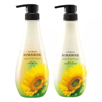 Krasier Dear Beaute Himawari Smooth & Repair Oil in Conditioner 500 мл + Шампунь 500 мл, 1 шт.