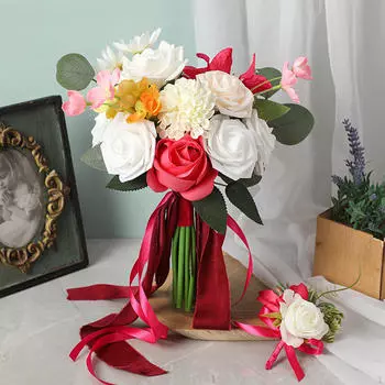 Красивый букет невесты для Style A 20cmx29cm