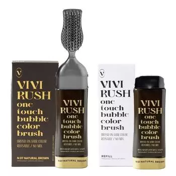 Краска для волос BB Lush Bubble Gray, 6 порций, 1 набор, N07 Натуральный коричневый