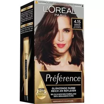 Краска для волос L Oreal Preference 4.15 Каракас 1-й