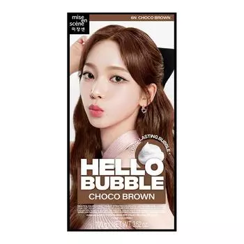 Краска для волос Mise-en-scne hello bubble, шоколадно-коричневый, 1 шт.