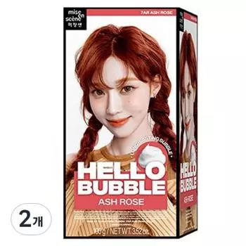 Краска для волос «Мизансцена» Hello Bubble, Пепельная Роза, 2 шт.