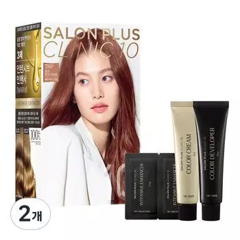Краска для волос «Мизансцена» Salon PLUS CLINIC 10, розово-коричневая, 2 шт.