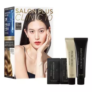 Краска для волос «Мизансцена» Salon PLUS CLINIC 10, угольно-коричневый, 1 шт.