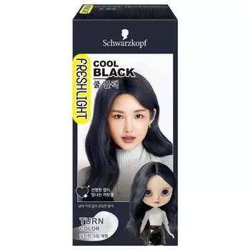 Краска для волос молочного типа Freshlight, холодный черный, 1 шт.
