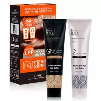 Краска для волос Parkjun Beauty Lab Premium Salon Hair Color, натуральный коричневый, 1 шт.