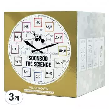 Краска для волос Pure the Science, молочно-коричневый, 3 шт.