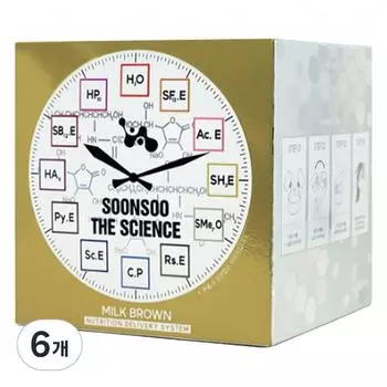 Краска для волос Pure The Science, молочно-коричневый, 6 шт.