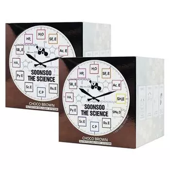 краска для волос soonsoo the science, шоколадно-коричневый, 2 упаковки