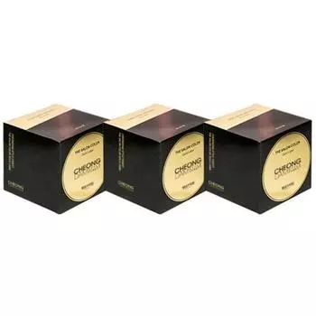 Краска Pure Salon Color Color Gold Label, винно-коричневый, 3 корейских средства по уходу за волосами