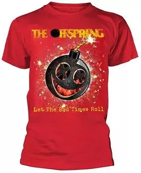 Красная футболка унисекс The Offspring Hot Sauce Bad Times для взрослых S
