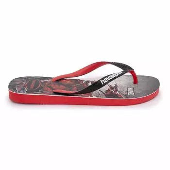 Красно-черные шлепанцы с изображением Venom Man HAVAIANAS 41/42 чёрный
